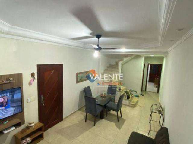 Sobrado com 3 dormitórios à venda, 90 m² por R$ 365.000,00 - Parque São Vicente - São Vicente/SP