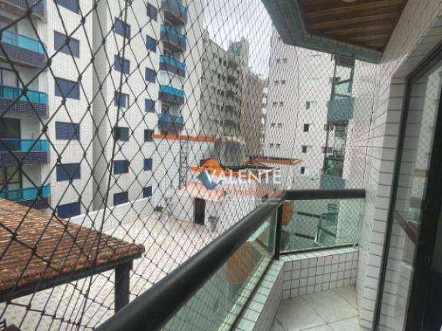 Apartamento com 2 dormitórios à venda, 75 m² por R$ 370.000,00 - Vila Guilhermina - Praia Grande/SP