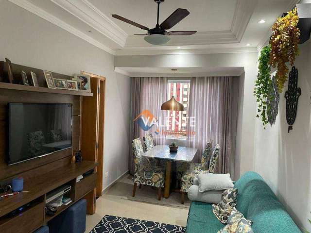 Apartamento com 2 dormitórios à venda, 60 m² por R$ 300.000,00 - Centro - São Vicente/SP