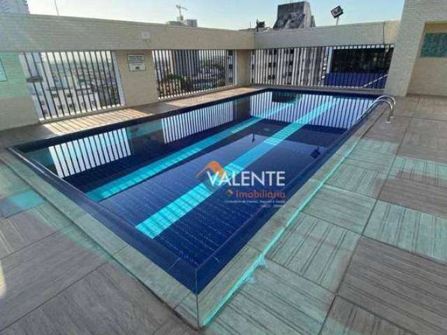 Flat com 1 dormitório à venda, 35 m² por R$ 120.000,00 - Centro - São Vicente/SP