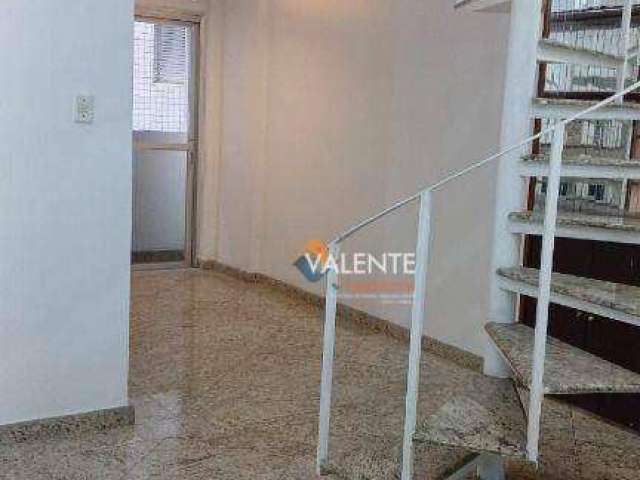 Apartamento Duplex com 1 dormitório à venda, 60 m² por R$ 260.000,00 - Gonzaguinha - São Vicente/SP