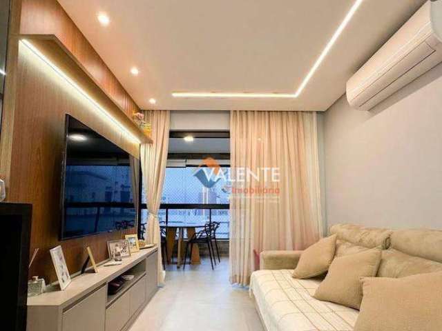 Apartamento com 3 dormitórios à venda, 118 m² por R$ 1.755.000,00 - Canto do Forte - Praia Grande/SP