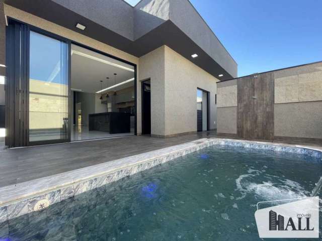 Casa em condomínio fechado com 3 quartos à venda na Rua Agostinho Francisco Lopes, Quinta do Lago Residence, São José do Rio Preto, 220 m2 por R$ 1.530.000