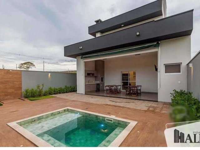 Casa em condomínio fechado com 3 quartos à venda na Estrada Municipal Doutor José Arroyo Martins Matinha, Reservas do Bosque, Bady Bassitt, 187 m2 por R$ 950.000