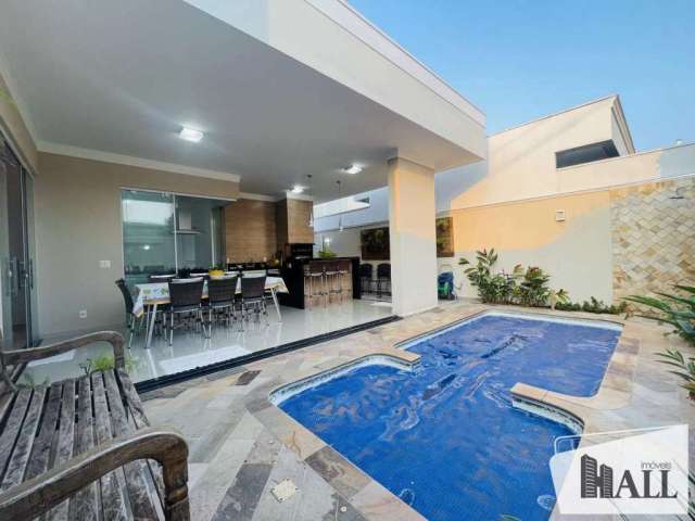 Casa em condomínio fechado com 3 quartos à venda na Avenida Belvedere, Village Damha Rio Preto II, São José do Rio Preto, 206 m2 por R$ 1.350.000