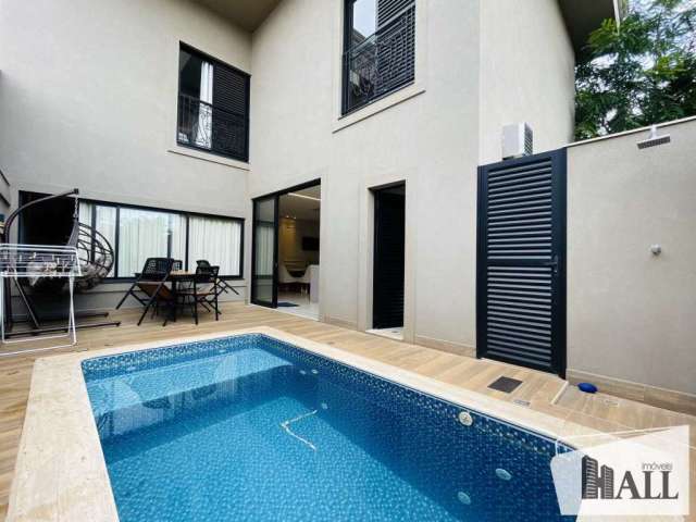 Casa em condomínio fechado com 3 quartos à venda na Avenida Miguel Damha, Village Damha Mirassol III, Mirassol, 239 m2 por R$ 2.100.000