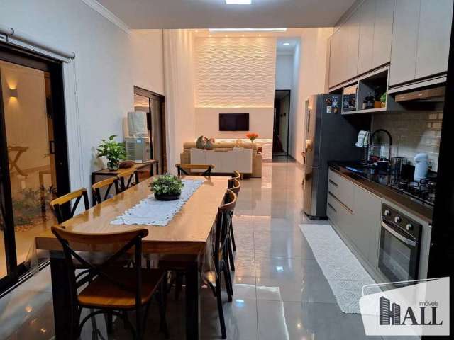 Casa em condomínio fechado com 3 quartos à venda na Avenida Nívea Dulce Tedeschi Conforti, Residencial Maria Júlia, São José do Rio Preto, 145 m2 por R$ 780.000