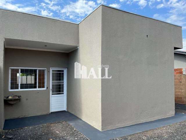 Casa com 2 quartos à venda na Rua Antonio Sinhorini, Residencial São Thomaz II, São José do Rio Preto, 60 m2 por R$ 234.000