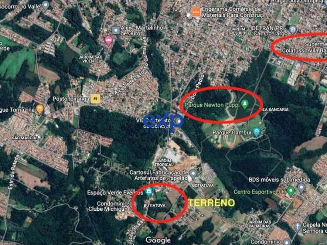 Terreno à venda na Rua João Stukas, 4050, Jardim São Vicente, Campo Largo por R$ 4.500.000