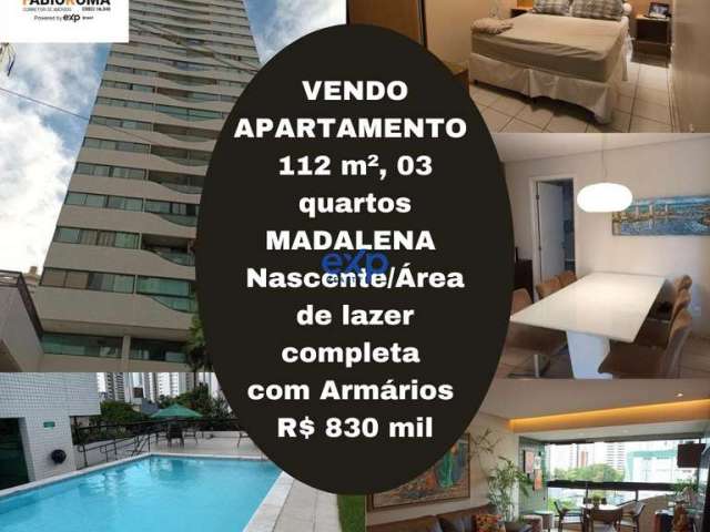 Apartamento com 3 quartos à venda na Pessoa de Melo, 85, Madalena, Recife por R$ 830.000