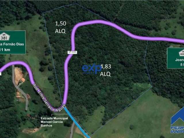 Chácara / sítio com 1 quarto à venda na Rodovia Entre Serras e Águas Km 11, 11, Pedra 11, Joanópolis por R$ 1.800.000