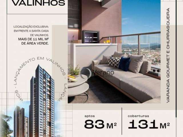 Apartamento com 3 dormitórios à venda, 83 m² por R$ 647.000,00 - Valinhos - Valinhos/SP