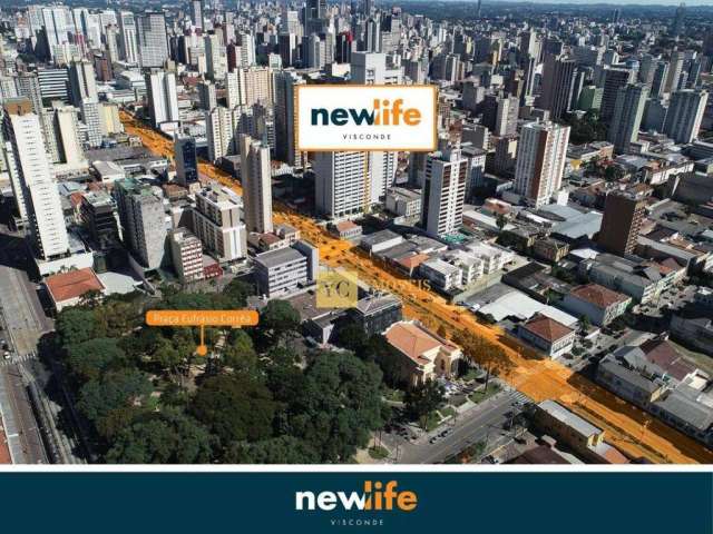 Apartamento com 2 dormitórios à venda, 34 m² por R$ 349.000,00 - Centro - Curitiba/PR