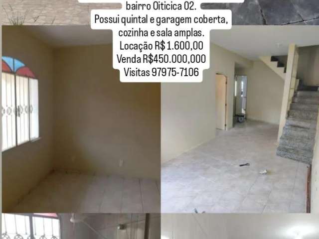 Casa duplex com 03 quartos no Oiticica