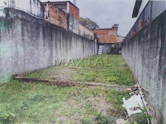 Terreno a venda na Casa Verde, 161 m², com 5,20m de frente,  31,90 m² de fundos. Não Aceita Permuta