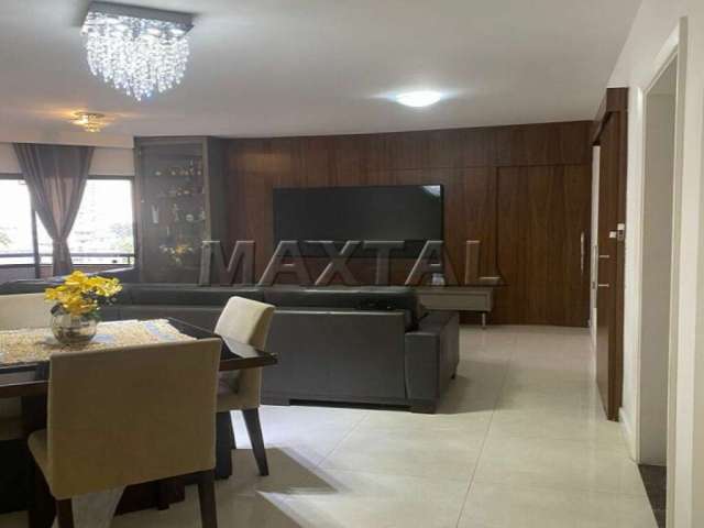 Apartamento, 100m², vende em Santana, com 2 suítes, 3 banheiros, 2 vagas e depósito. Lazer completo.