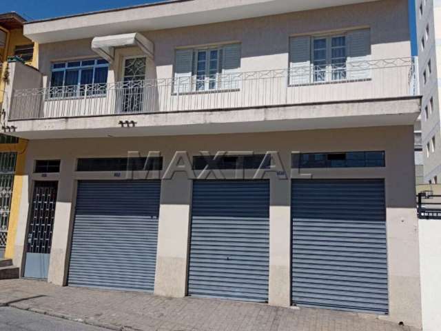 Vende-se sobrado com 288m², Comercial e Residencial, 6 dormitórios, 4 banheiros, 3 vagas, 3 salões.