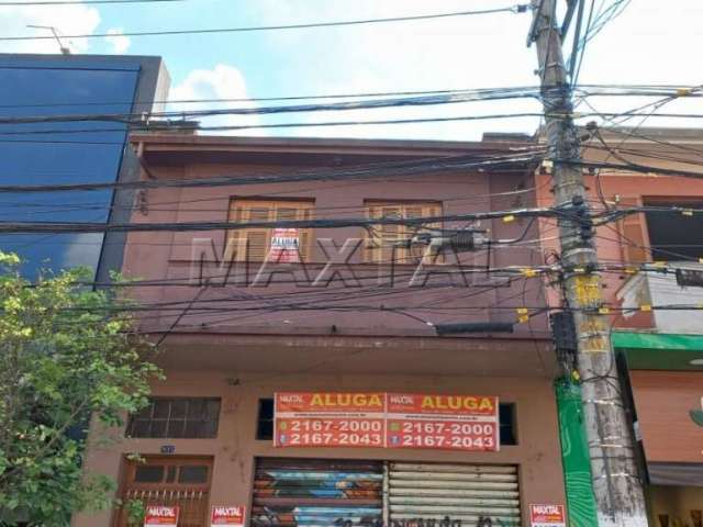 Conjunto Comercial Sobreloja 162m², 03 salas com 02 banheiros na Voluntários da Pátrias Aluga