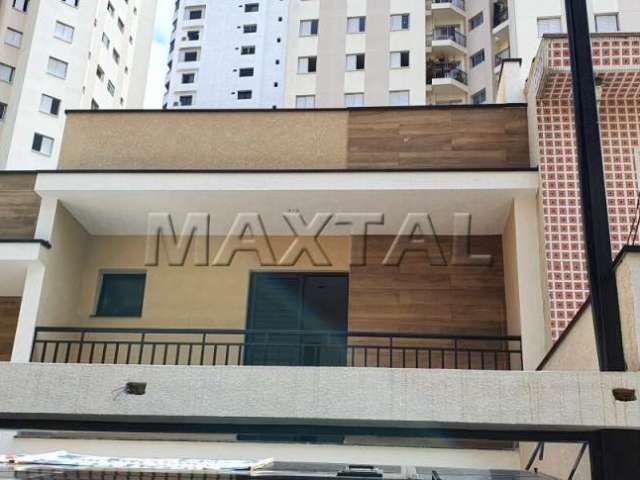 Vende-se de sobrado novo, de 110m² com 3 Suítes, 2 vagas, pronto para morar na Santa Terezinha