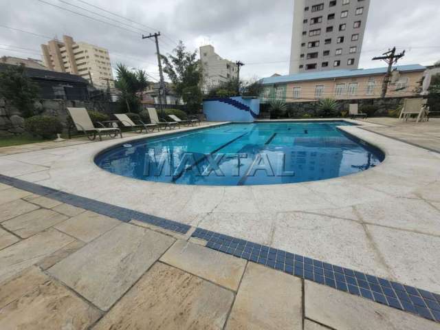 Flat residencial na Região de Santana com 55m², com 1 banheiro e 1 vaga com manobrista.