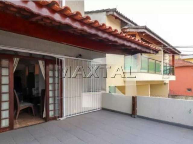 Sobrado à venda, Vila Santa Maria, 145m², 3 dormitórios, 1 suíte e 2 vagas de garagem