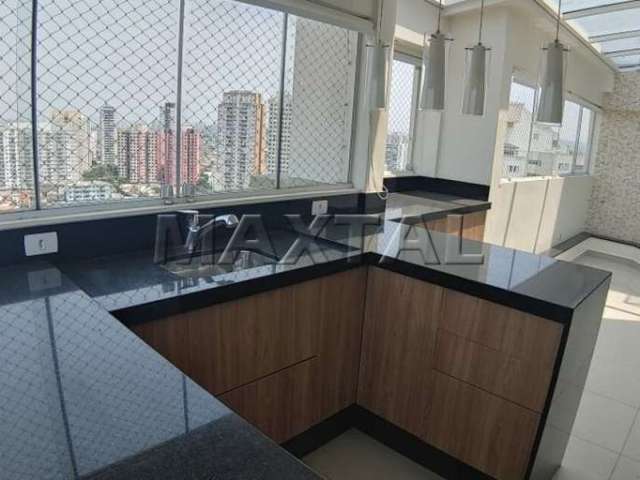 Cobertura à venda, no Lauzane Paulista, de 156m². Com 2 suítes, 4 banheiros, 2 vagas de garagem.