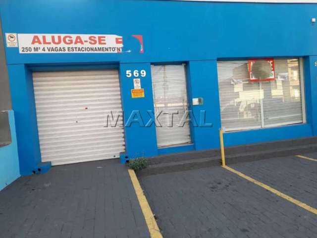 Loja / Salão / Ponto Comercial para alugar, 250m² , 4 vagas,  Jardim São Paulo