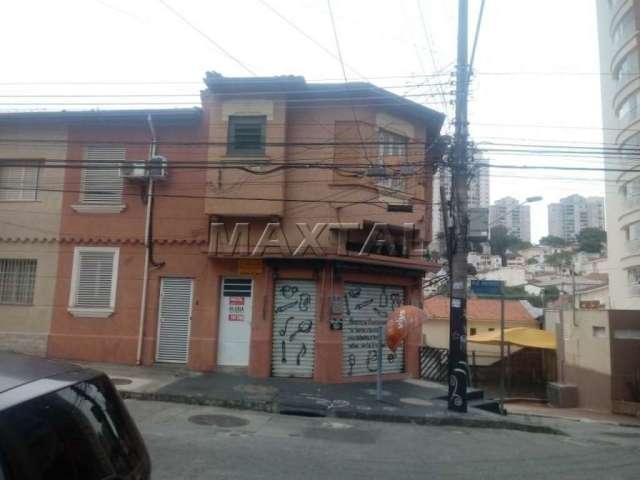 Casa para locação em Santana de 2 dormitórios, sem vaga em excelente rua, sobreloja.