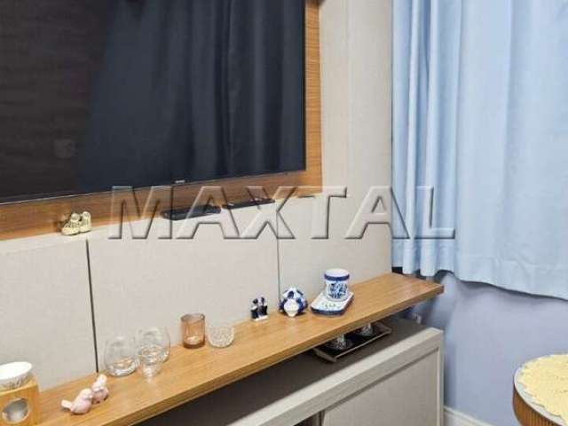 Apartamento Mobiliado à Venda 47m, com 2 dormitórios , 2 salas , e 1 vaga - Lauzane Paulista