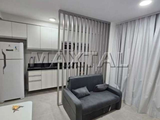 Apartamento com 40m², 1 dormitório, 1 banheiro, portaria 24 horas, na Vila Paulicéia.