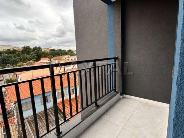 Apartamento novo à venda no Jaçanã na rua Calandra, com 2 dormitórios e sacada.