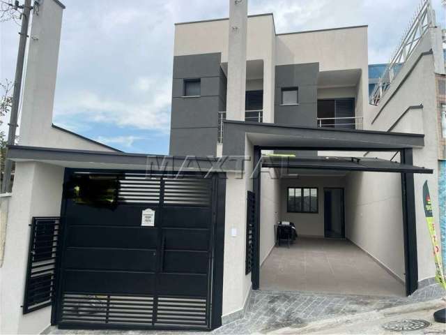 Sobrado à venda, de 110m², com 3 dormitórios, 1 suíte e 2 vagas - Vila Isolina Mazzei.