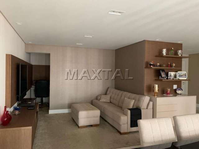 Apartamento em Santana de 190m². Com 4 dormitórios, 2 suítes, 5 banheiros e 3 vagas.