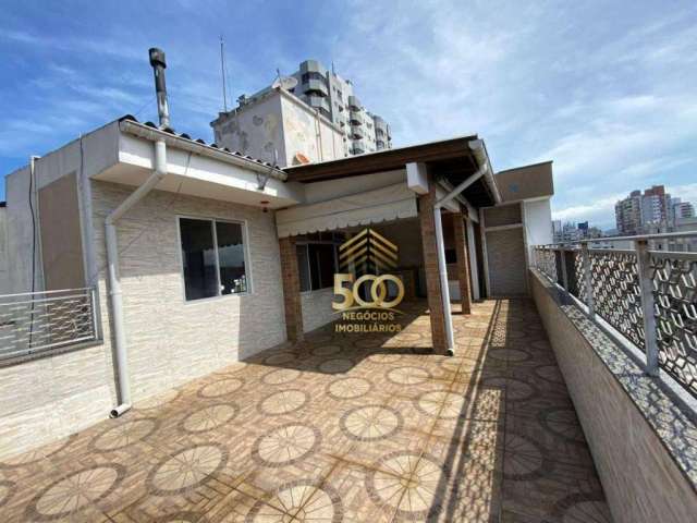 Cobertura com 4 dormitórios à venda, 92 m² por R$ 750.000,00 - Kobrasol - São José/SC