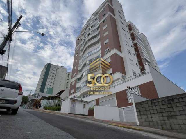 Apartamento com 2 dormitórios à venda, 77 m² por R$ 490.000,00 - Barreiros - São José/SC