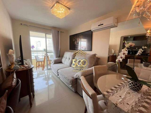 Apartamento com 3 dormitórios à venda, 93 m² por R$ 750.000,00 - Barreiros - São José/SC