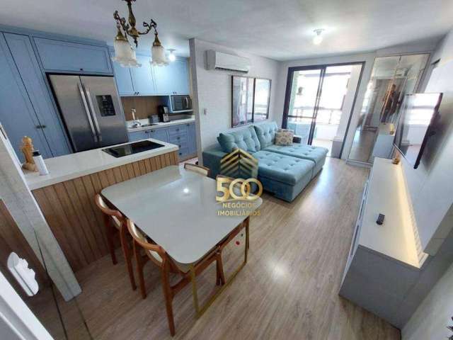 Apartamento com 2 dormitórios para alugar, 68 m² por R$ 6.922,15/mês - Kobrasol - São José/SC