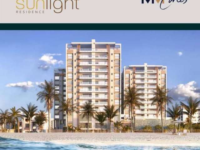 Residencial Sun Light - Apartamentos com 3 e 4 dormitórios, de 88m² a 254m²na praia do Porto Novo, frente mar.