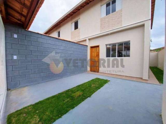 Sobrado com 2 quartos, 58 m², à venda por R$ 430.000- Porto Novo - Caraguatatuba/SP