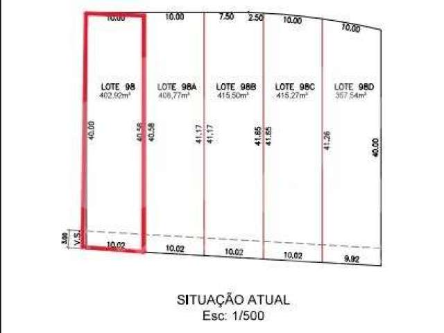 Terreno comercial à venda na Avenida Papa João Paulo I, 872, Bairro das Palmeiras, Campinas por R$ 490.000