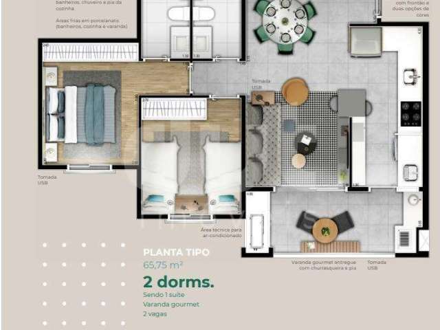 Apartamento com 2 quartos à venda na Avenida Wellman Galvão de França Rangel, 4100, Swiss Park, Campinas, 76 m2 por R$ 754.000