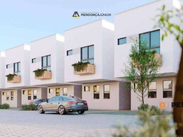 Casa duplex com 3 dormitórios à venda, 91 m² - Neópolis - Natal/RN