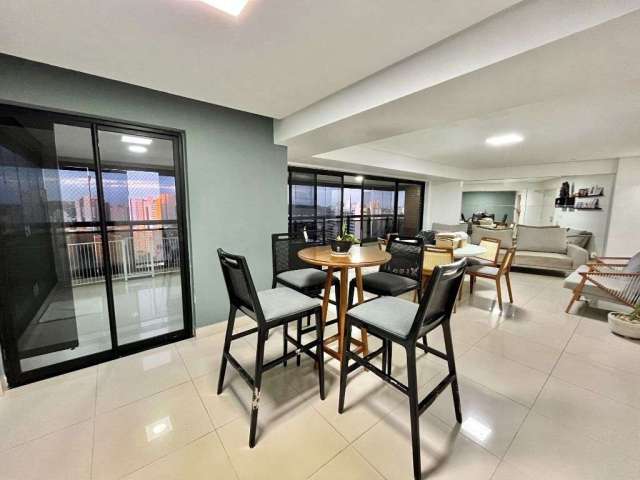 Apartamento no Francisco de Goya com 3 suítes e varanda gourmet. Andar Alto e andar privativo.