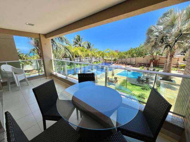 Apartamento no Terraço Residence na Praia de Pirangi 100% mobiliado.