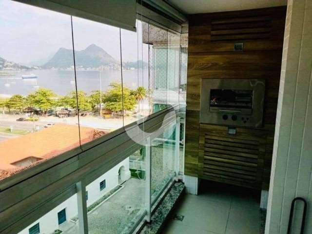 Apartamento para venda possui 110 metros quadrados com 3 quartos em Charitas - Niterói - RJ