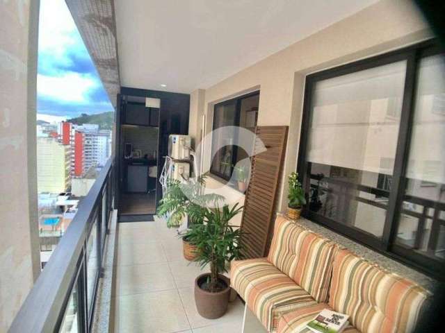 Apartamento de 94 m² na Avenida Roberto Silveira - Icaraí - Niterói - RJ, à venda por R$ 1.000.000