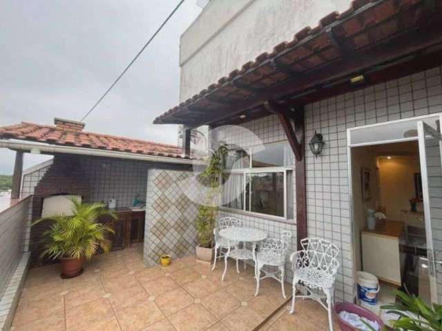 Cobertura de 140 m² na General Andrade Neves - São Domingos - Niterói - RJ, à venda por R$ 782.000