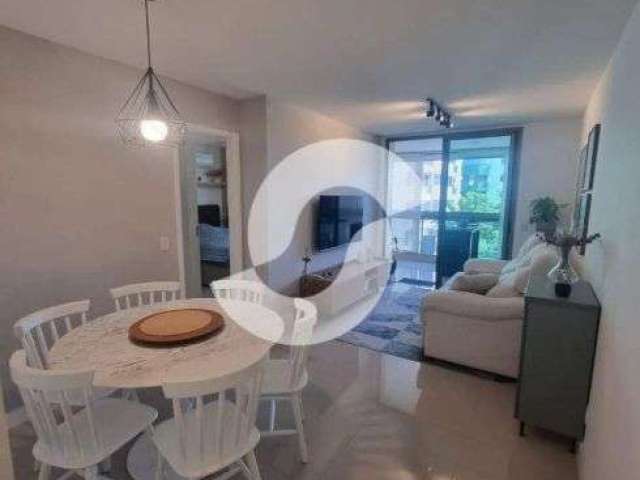 Apartamento com 2 dormitórios à venda, 90 m² por R$ 830.000,00 - Charitas - Niterói/RJ