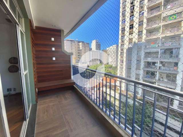 Apartamento de frente com varanda, vista livre e sol da manhã, em região nobre do Ingá,