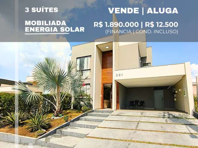 3 Suítes | Mobiliada | Energia Solar  | Tarumã